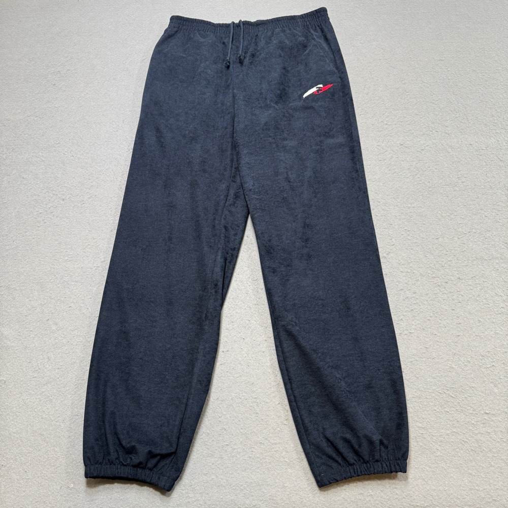 Vintage Fila Sweatpants Mens 36 Navy Blue Velour Lined Athletic Sportswear Italy